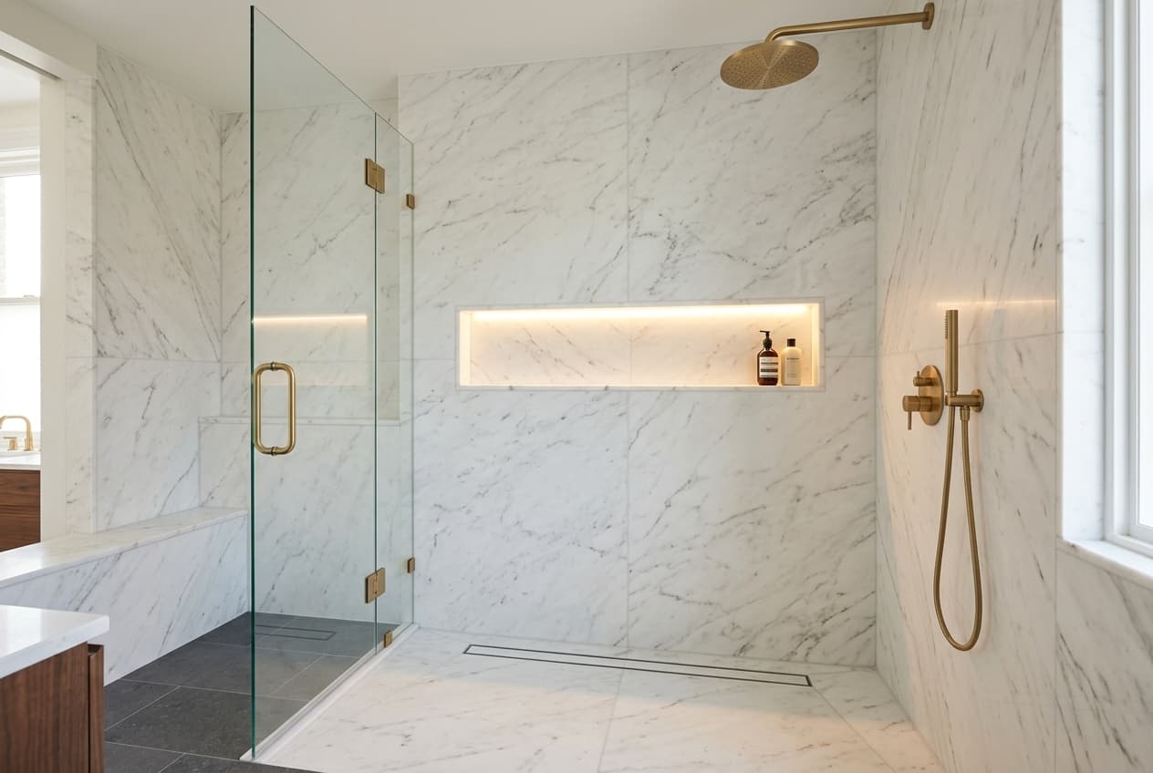 Salle de Bain de Standing — Paris 6e — Après travaux LUPOQ Rénovation