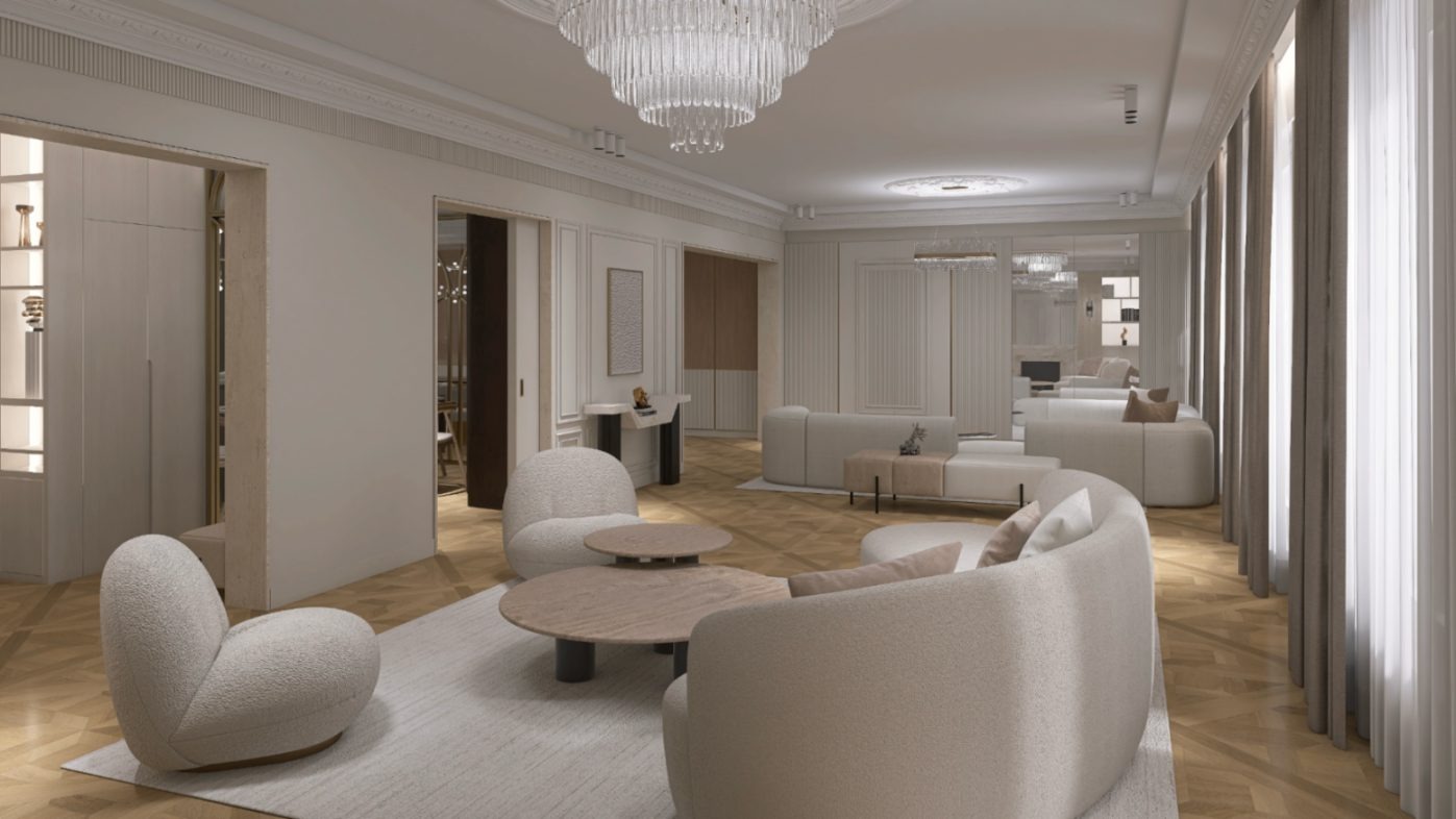 Rénovation et extension contemporaine de maison de maître au Vésinet en Yvelines en Paris & Île-de-France par LUPOQ Rénovation