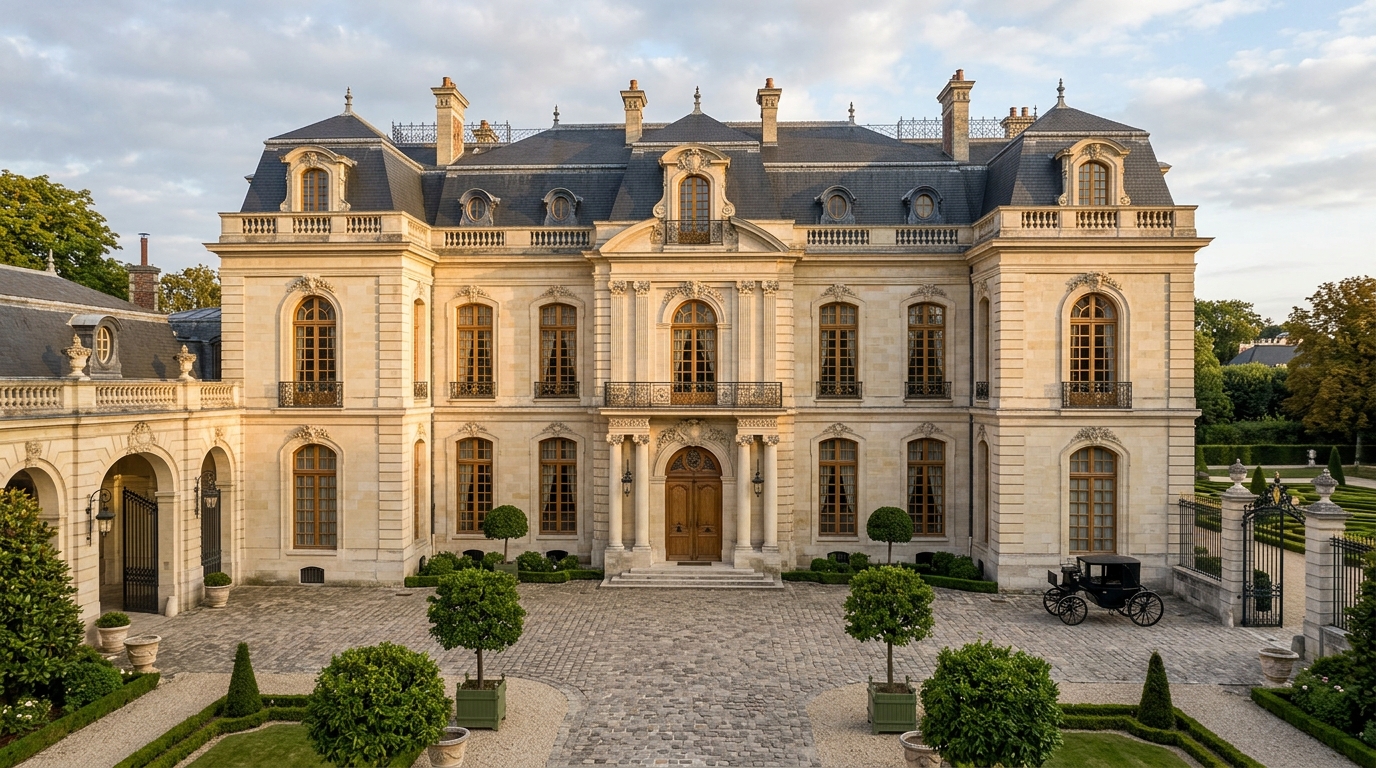 Rénovation complète d'hôtel particulier en pierre de taille de standing à Versailles en Paris & Île-de-France par LUPOQ Rénovation