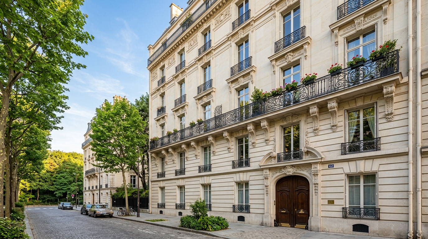 Immeuble de rapport ancien dans une rue de Vincennes, secteur d'intervention de LUPOQ Rénovation